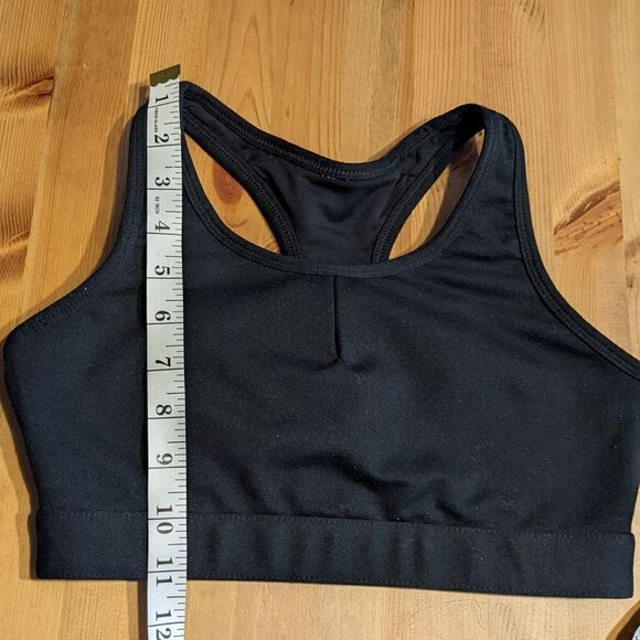 Fabletics black sport athletic bra size Small c007 - Picture 6 of 8